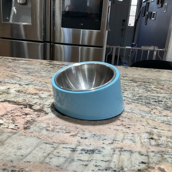 Bowl Cats Dogs Mess Free 15 Slanted And Design Super Tilted Angle Cup Degree - Picture 3 of 3